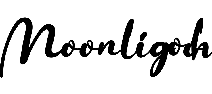Шрифт Moonligth