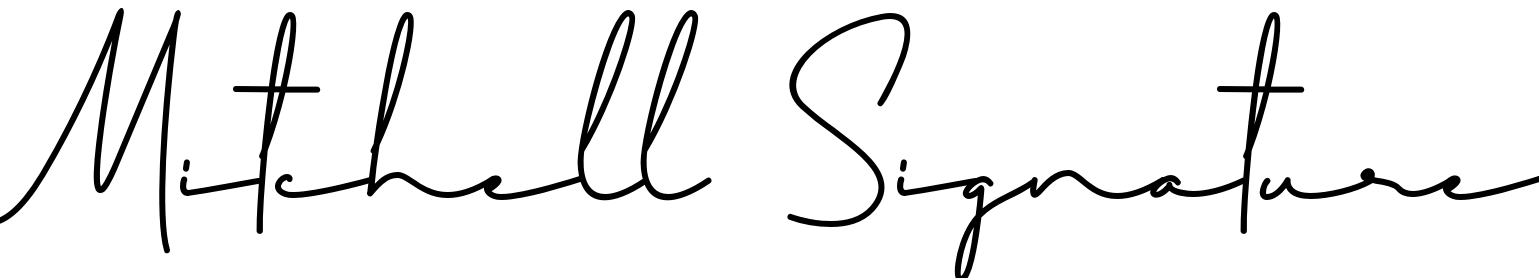 Шрифт Mitchell Signature