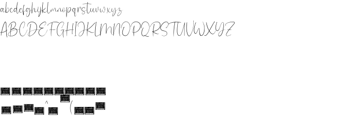 Шрифт Rydhesti