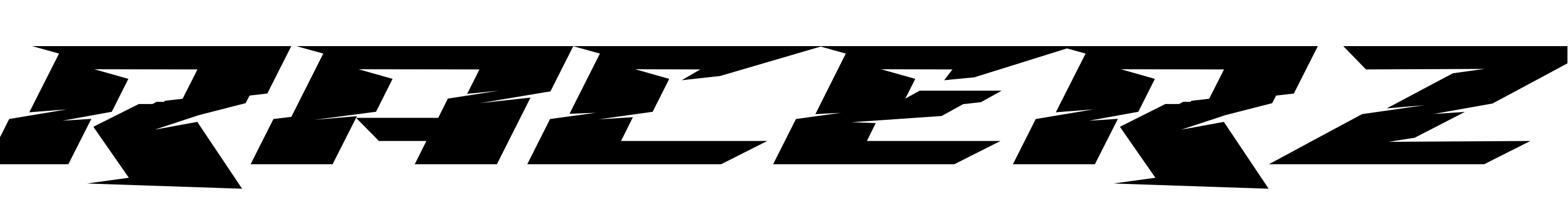 Шрифт Racerz