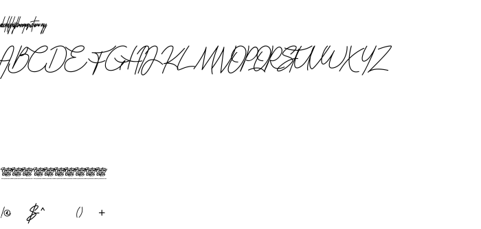 Шрифт Falsetto Signature