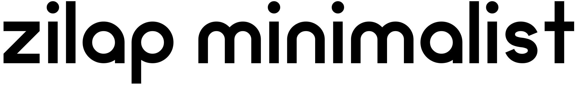 Шрифт Zilap Minimalist