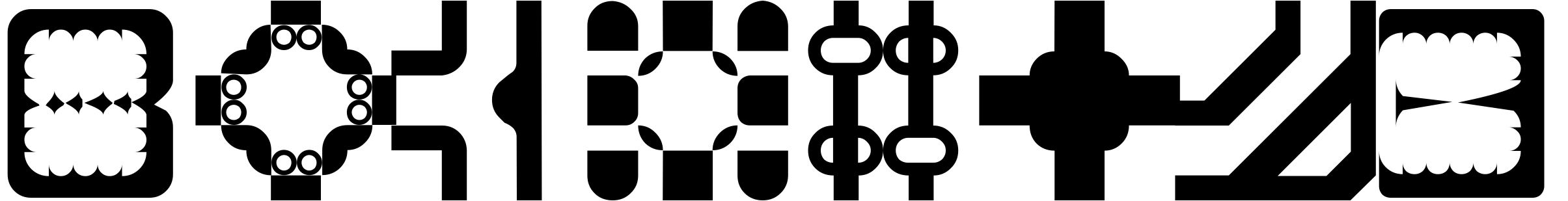 Шрифт Builder3