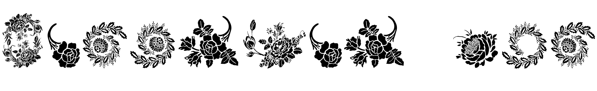 Шрифт Floreale Two