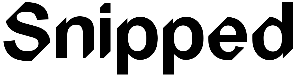 Шрифт Snipped