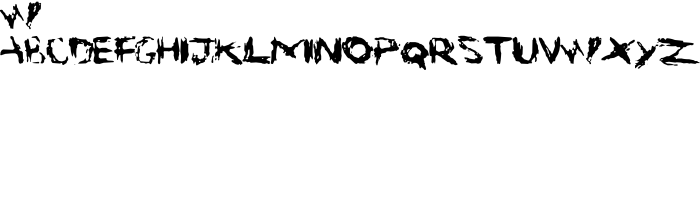 Шрифт Suicide