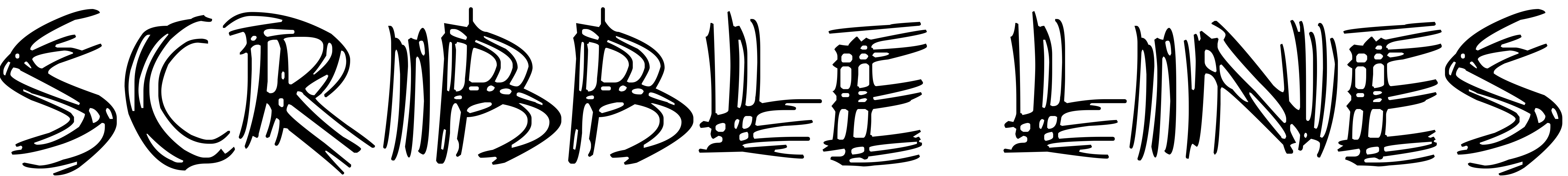Шрифт Scribble Lines