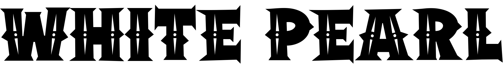 Шрифт WHITE PEARL