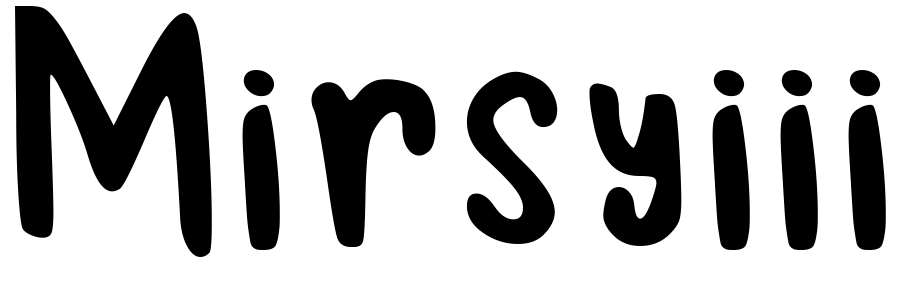 Шрифт Mirsyiii