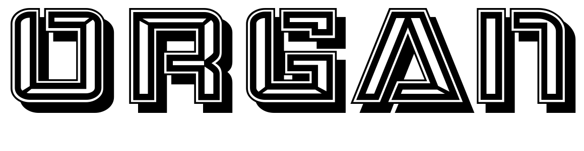 Шрифт Organ