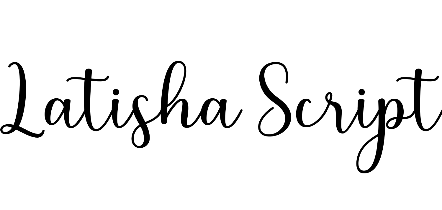 Шрифт Latisha Script