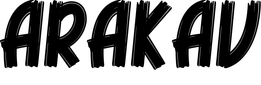 Шрифт Arakav
