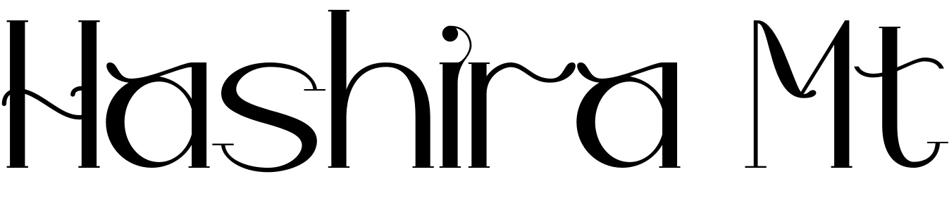 Шрифт Hashira Mt