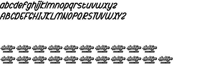 Шрифт Jackstay Demo