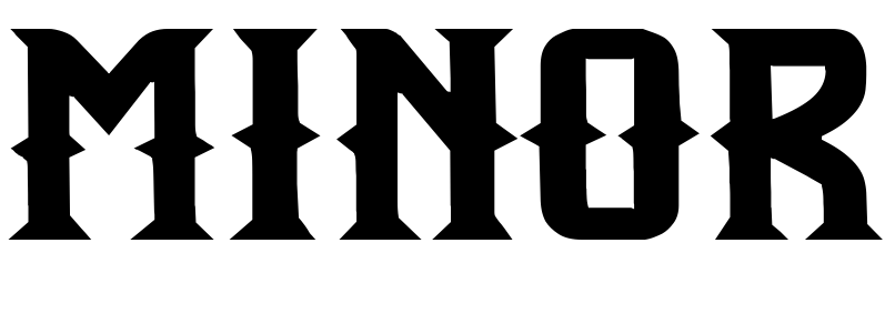 Шрифт Minor