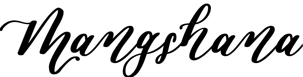 Шрифт Mangshana