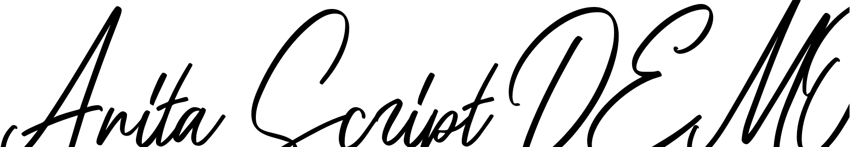 Шрифт Anita Script DEMO