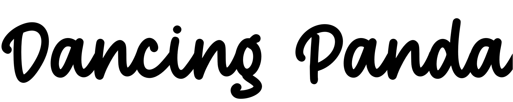 Шрифт Dancing Panda