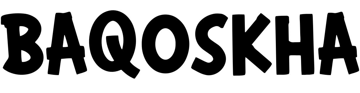 Шрифт BAQOSKHA