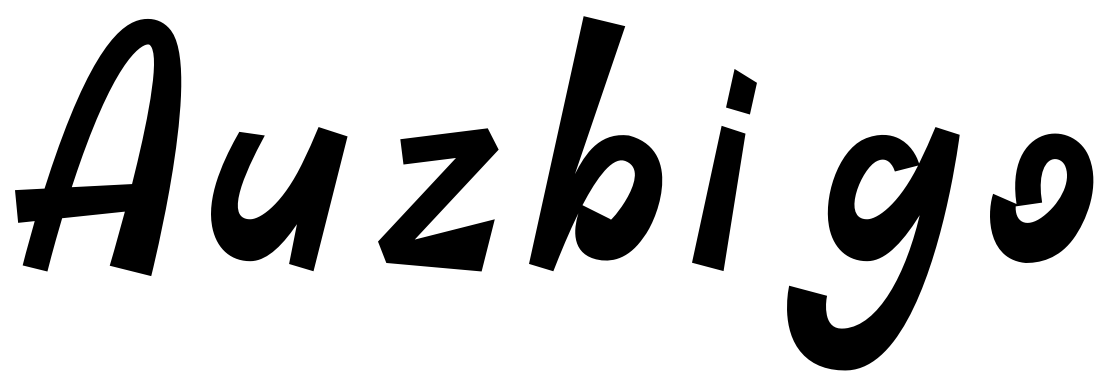 Шрифт Auzbigo