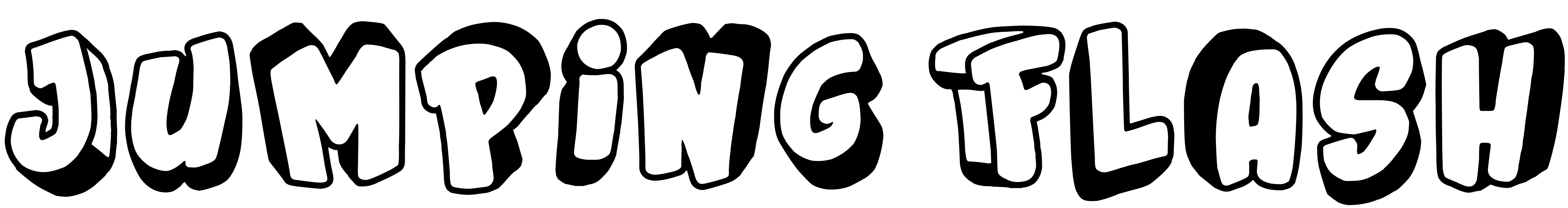 Шрифт Jumping Flash