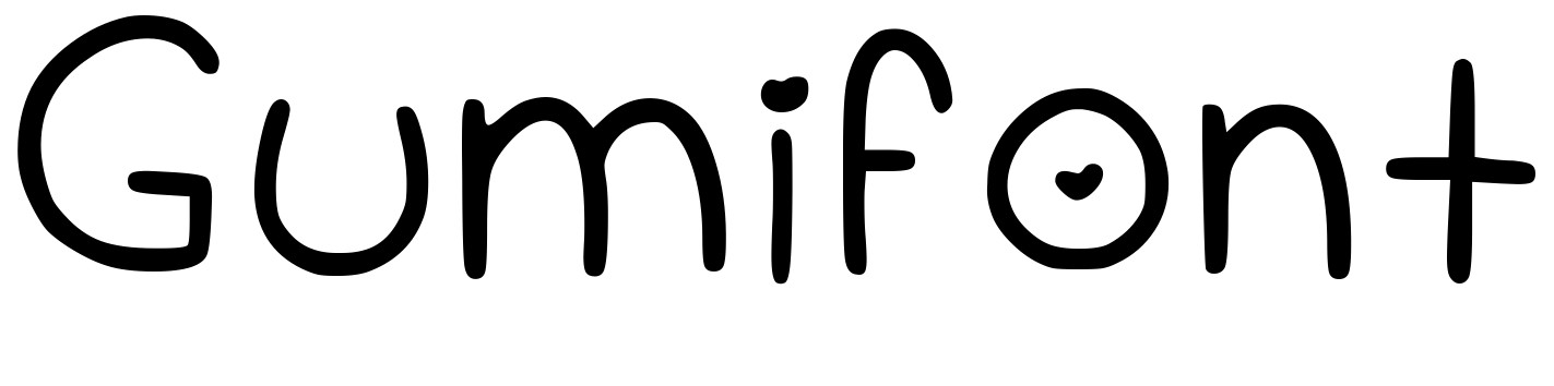 Шрифт Gumifont