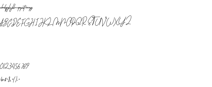 Шрифт Martyna Signature