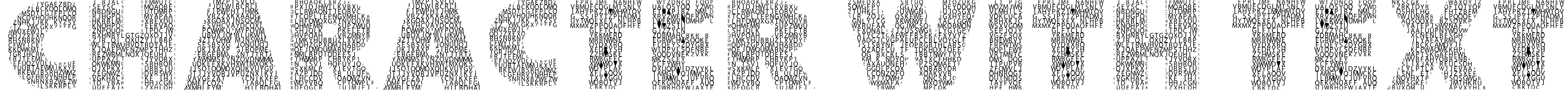 Шрифт Character with Text