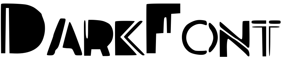 Шрифт DarkFont