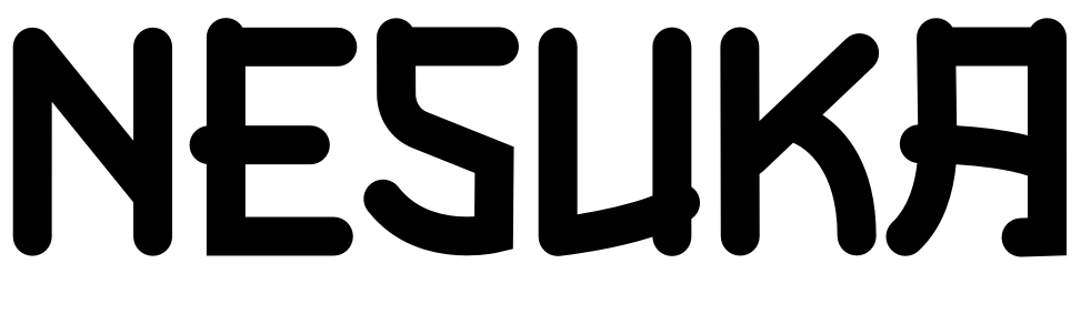 Шрифт NESUKA