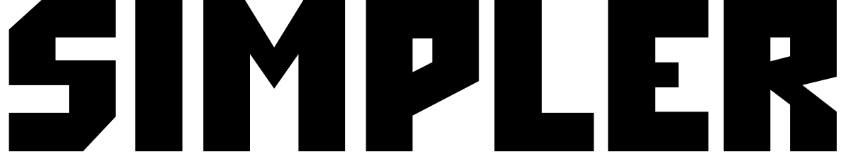Шрифт Simpler