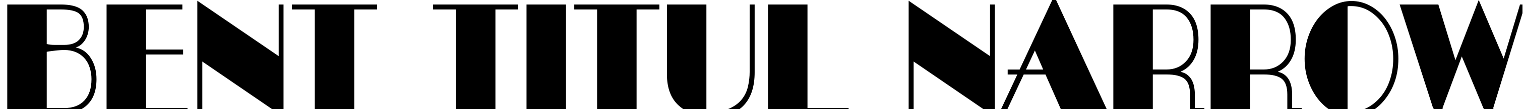 Шрифт Bent Titul Narrow