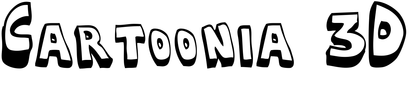 Шрифт Cartoonia 3D