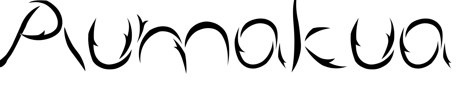 Шрифт Aumakua